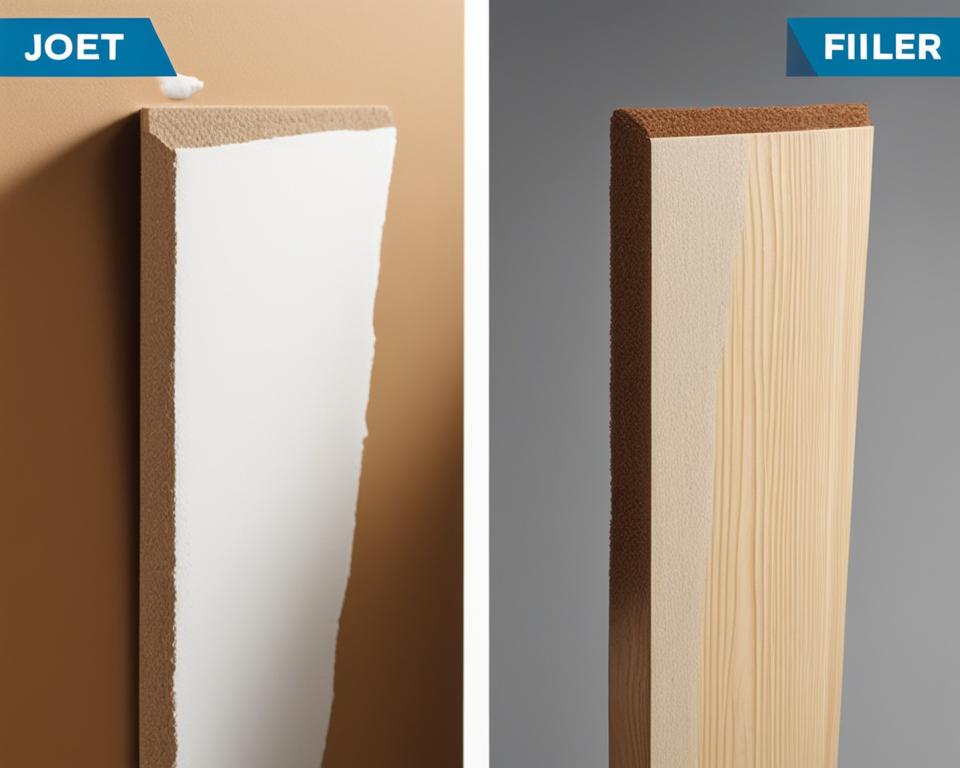joint compound vs wood filler