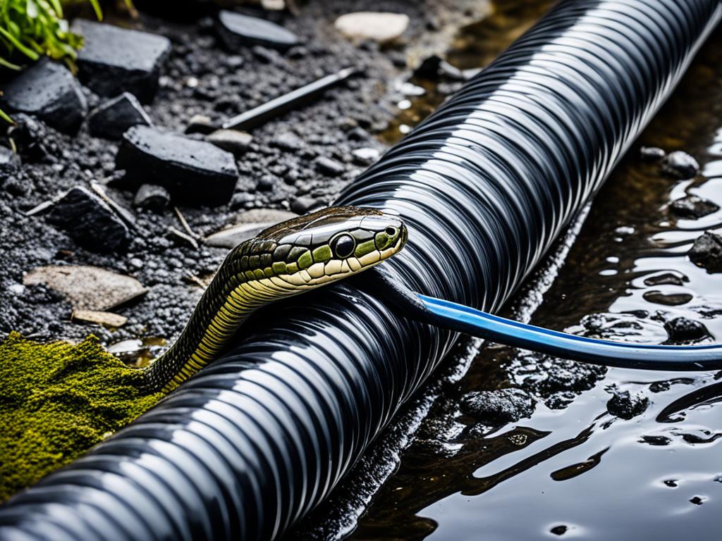 flat sewer rod vs snake